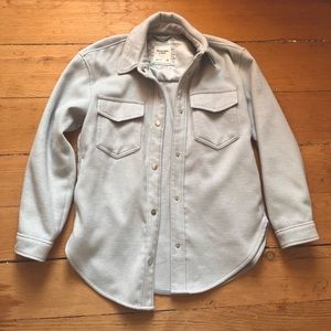 Abercrombie Light Blue Shacket